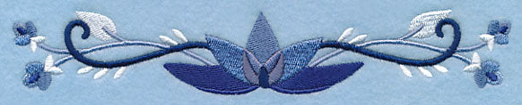 Midwinter Blues Bouquet Border 2 - Image 3