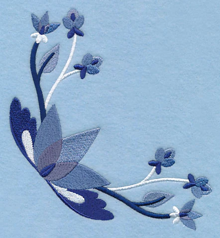 Midwinter Blues Bouquet Corner