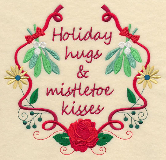 Mistletoe Kisses Wreath - Image 2