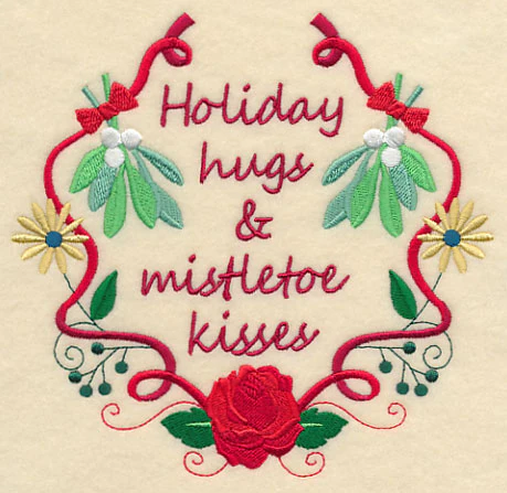 Mistletoe Kisses Wreath - Image 3