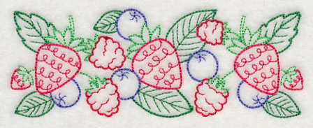 Mixed Berry Border (Vintage) - Image 3
