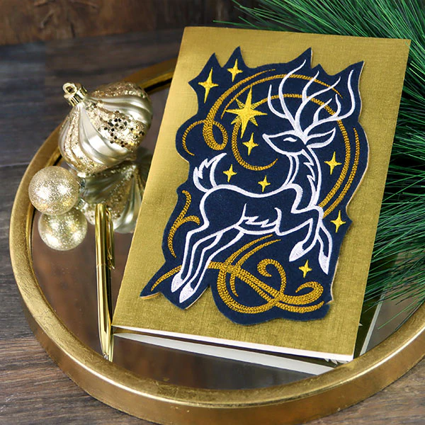 Modern Art Nouveau Reindeer - Image 10