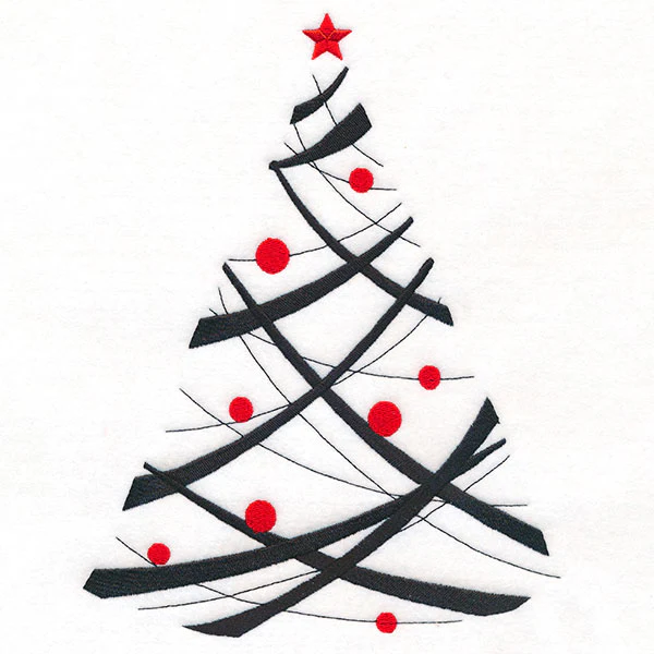 Modern Merry Christmas Tree