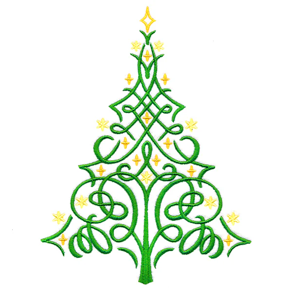 Modern Swirls Christmas Tree - Image 5