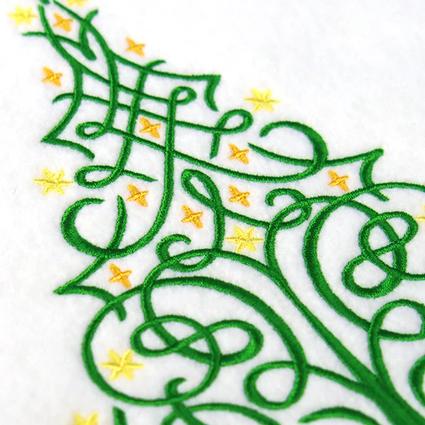 Modern Swirls Christmas Tree - Image 8