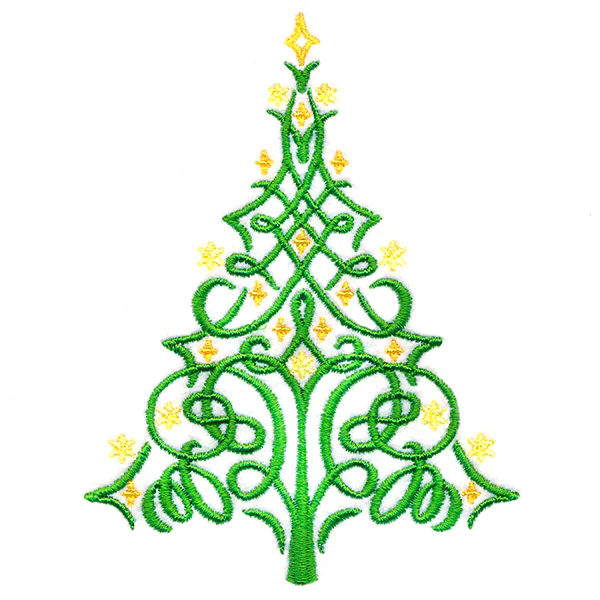 Modern Swirls Christmas Tree - Image 9
