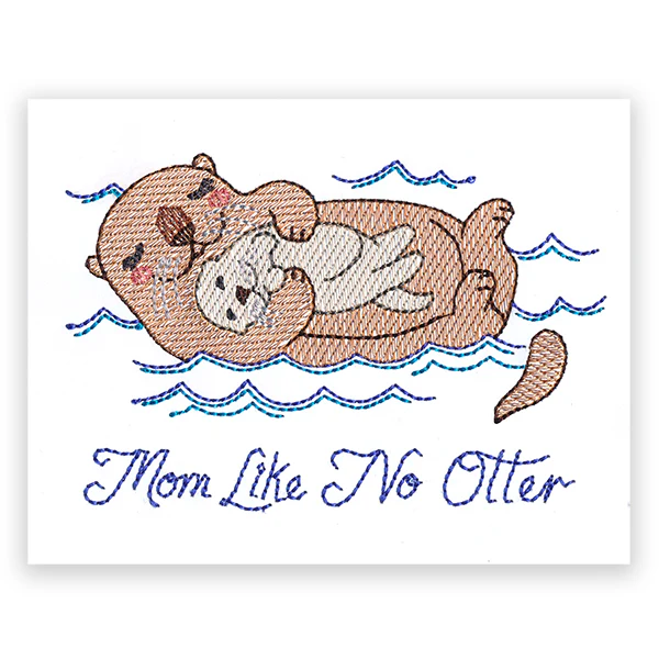 Mom Like No Otter (Cardstock) - Image 2