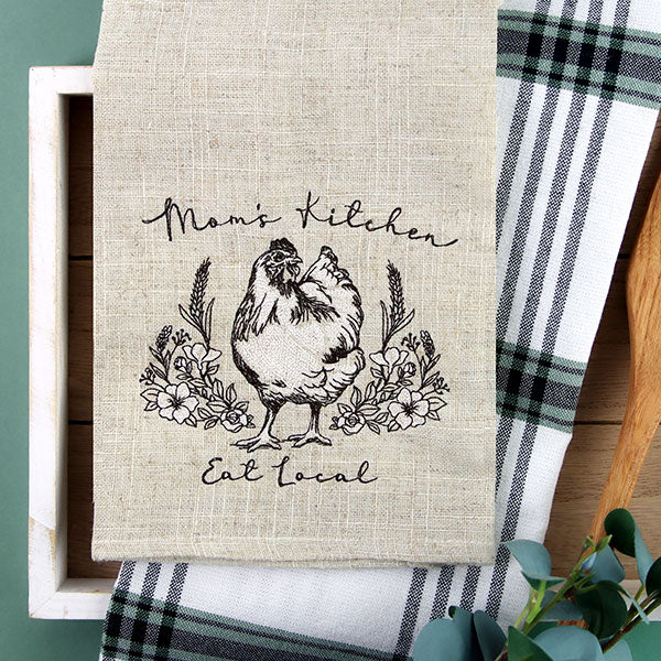 Mom’s Kitchen, Eat Local Chicken Etching - Image 7