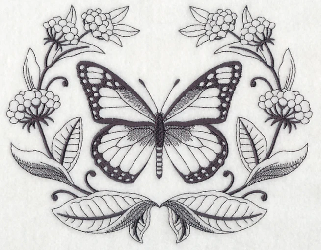 Monarch and Milkweed Laurel - Image 6