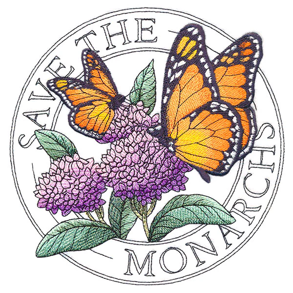 Monarch & Milkweed Stamp - Image 3
