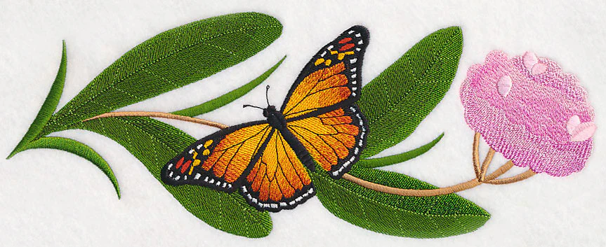 Monarchs and Milkweed Border - Image 5