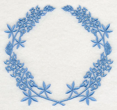 Monogram Wreath - Bluebonnet - Image 4