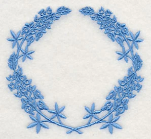 Monogram Wreath - Bluebonnet - Image 5