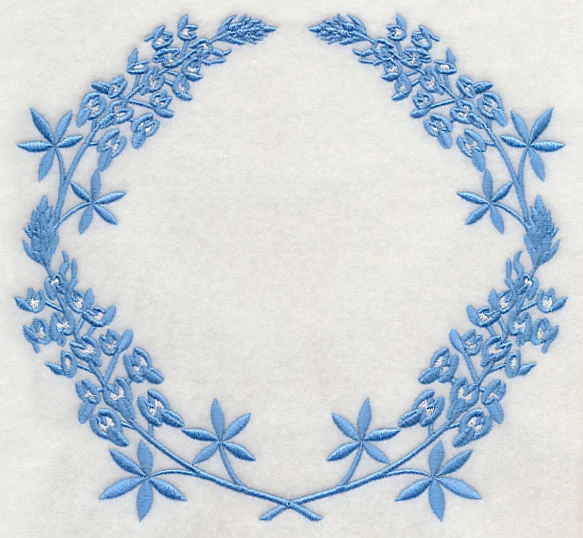 Monogram Wreath - Bluebonnet - Image 6