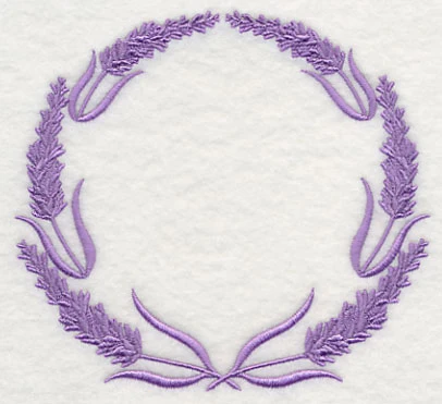 Monogram Wreath - Lavender - Image 4