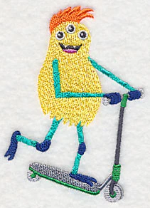 Monster on Scooter - Image 2