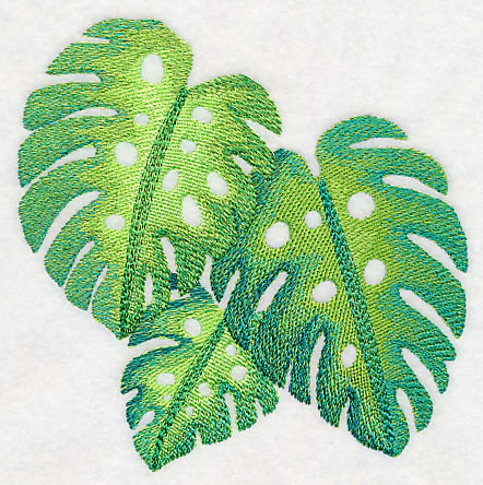 Monstera Leaves in Watercolor - Image 3