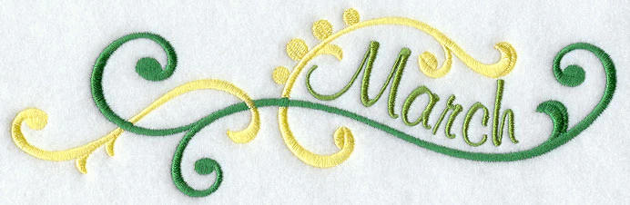 Monthly Celebrations Border - March