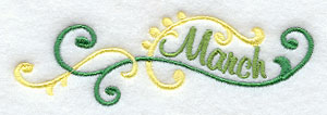 Monthly Celebrations Border - March - Image 3