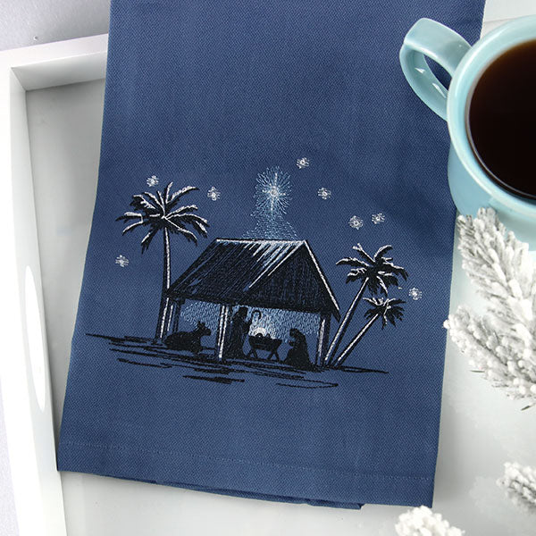 Moonlit Christmas Manger Scene - Image 2
