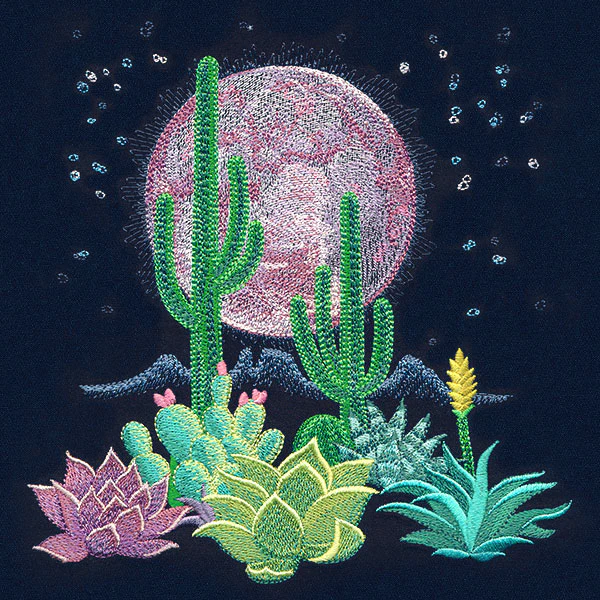 Moonlit Desert Scene - Image 5