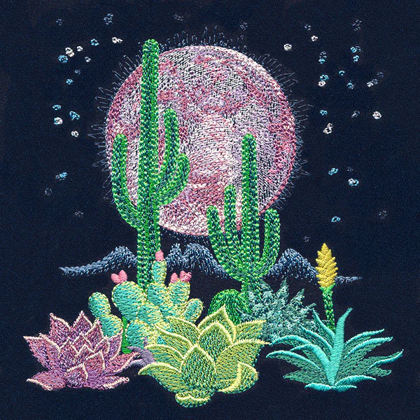 Moonlit Desert Scene - Image 7