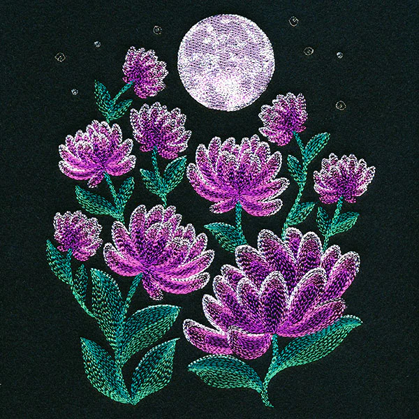 Moonlit Garden Scene - Image 2