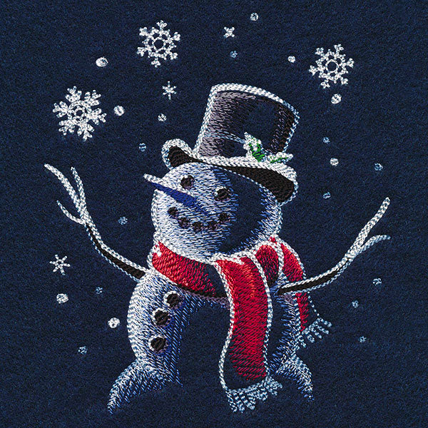 Moonlit Snowfall Snowman - Image 5