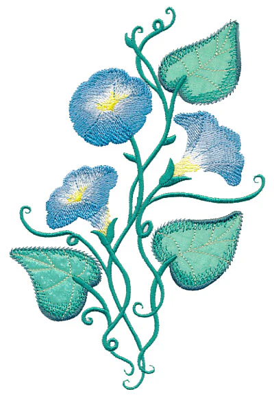 Morning Glories (Luxury Applique) - Image 3