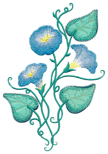 Morning Glories (Luxury Applique) - Image 4