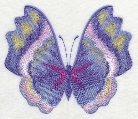 Morning Glory Butterfly in Watercolor - Image 2