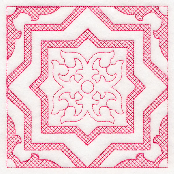 Moroccan Magic - Star Flourish (Trapunto) - Image 4