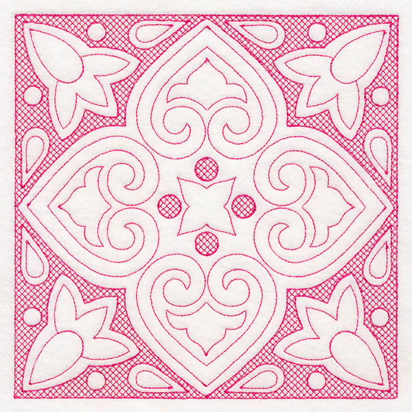 Moroccan Magic - Textured Heart (Trapunto) - Image 2