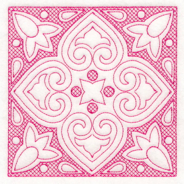 Moroccan Magic - Textured Heart (Trapunto) - Image 4