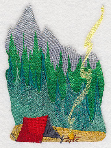Mountain Scene in Watercolor - Image 3