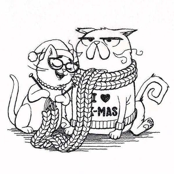 Mr. & Mrs. Holiday Cat - Image 3