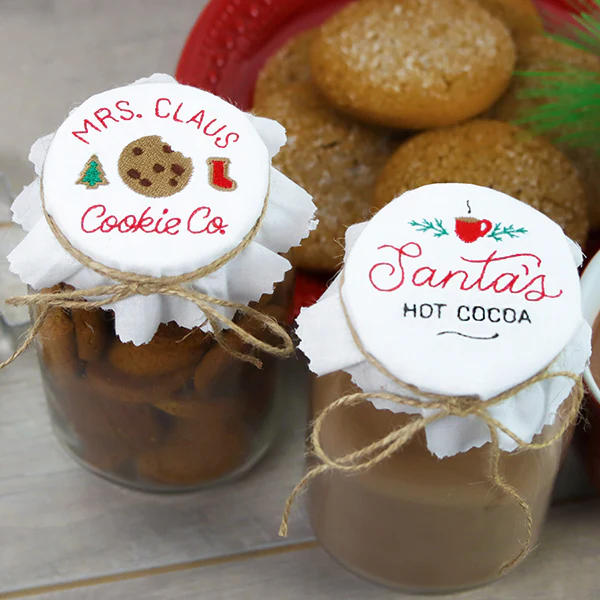 Mrs. Claus Cookie Co. Jar Topper - Image 3
