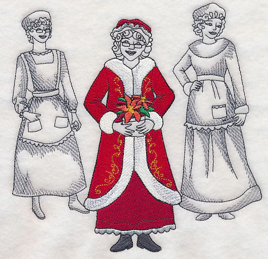 Mrs. Claus Fashion Plate - Image 2