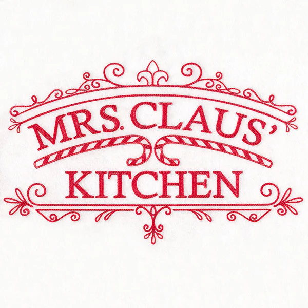 Mrs. Claus' Kitchen Market Sign