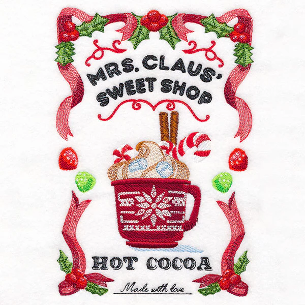 Mrs. Claus' Sweet Shop Christmas Market Sign - Image 2