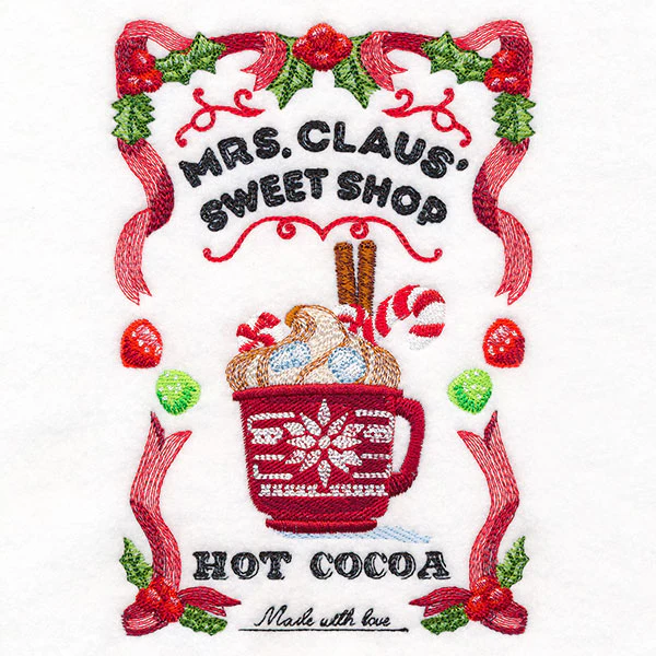 Mrs. Claus' Sweet Shop Christmas Market Sign - Image 3