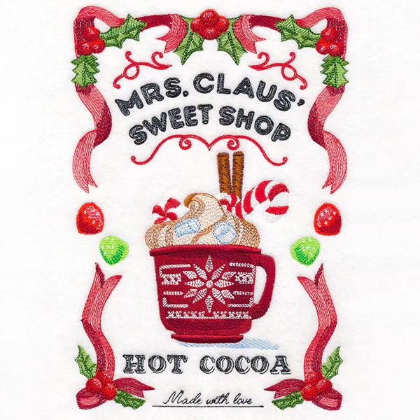 Mrs. Claus' Sweet Shop Christmas Market Sign - Image 4