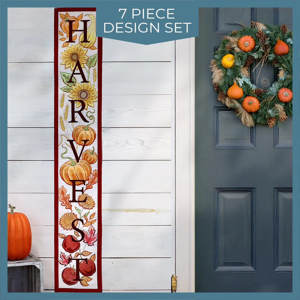 Multi-Piece Floral Harvest Sign - Image 16
