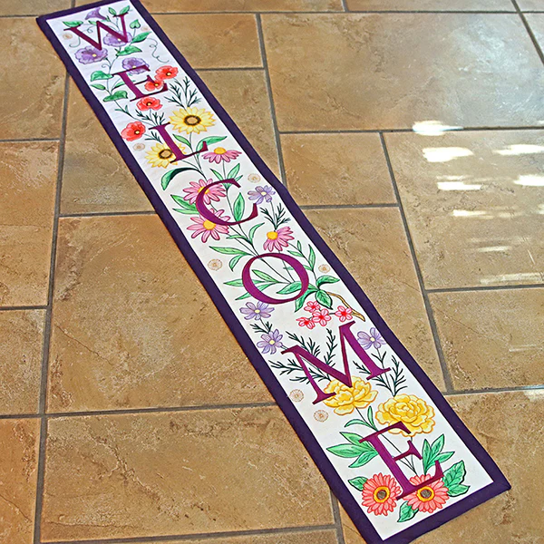 Multi-Piece Floral Welcome Sign - Image 11