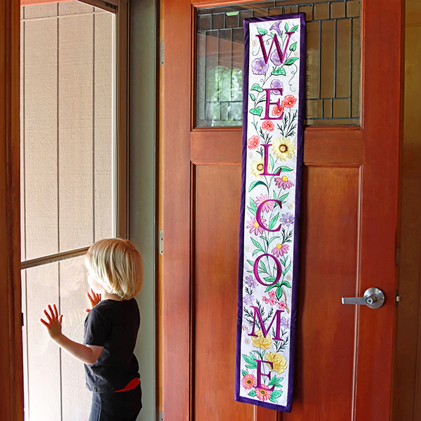 Multi-Piece Floral Welcome Sign - Image 12