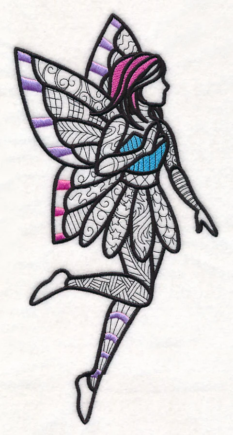 Mystical Fairy (Blackwork) - Image 2