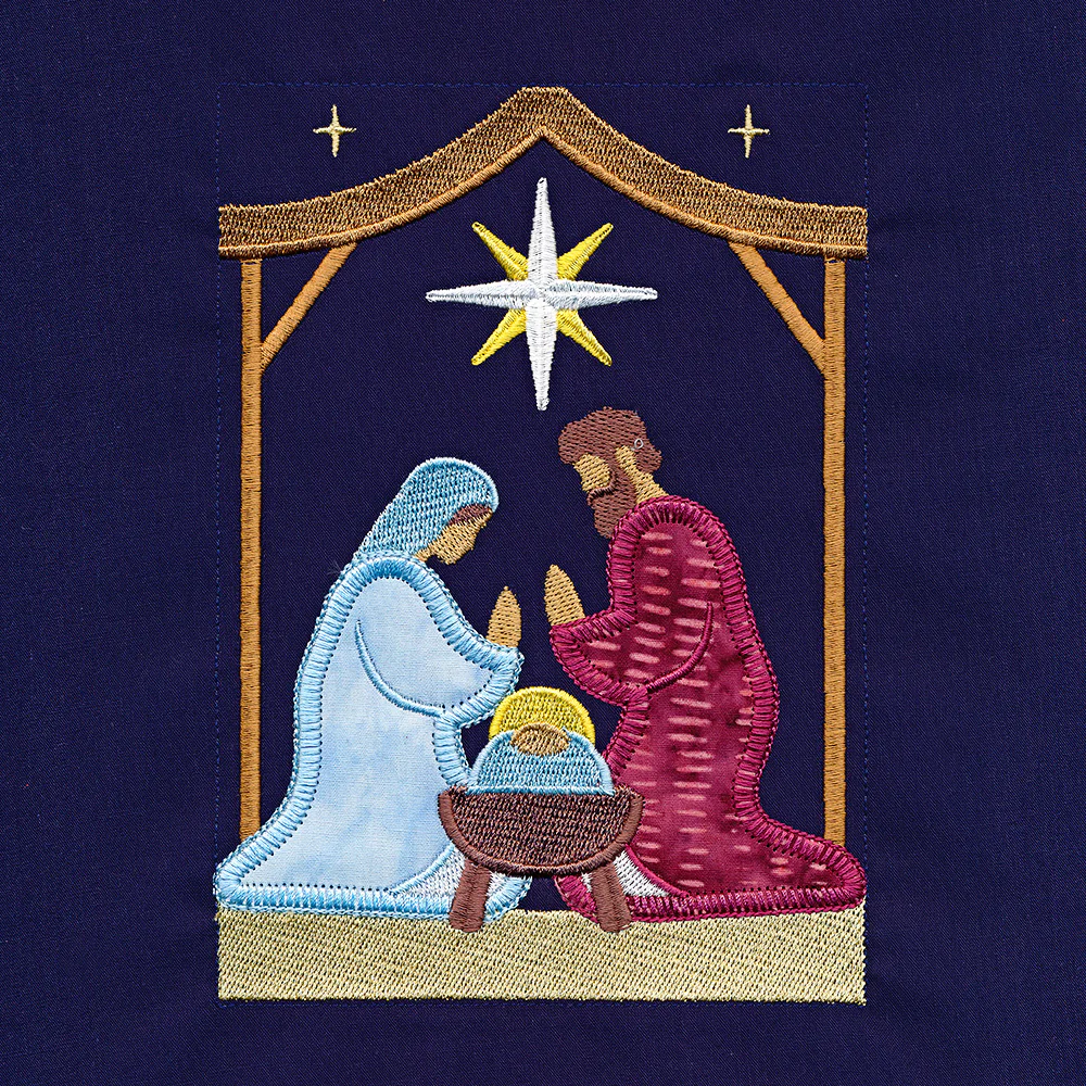 Nativity Story Build-A-Scene Square 3 (Applique) - Image 5