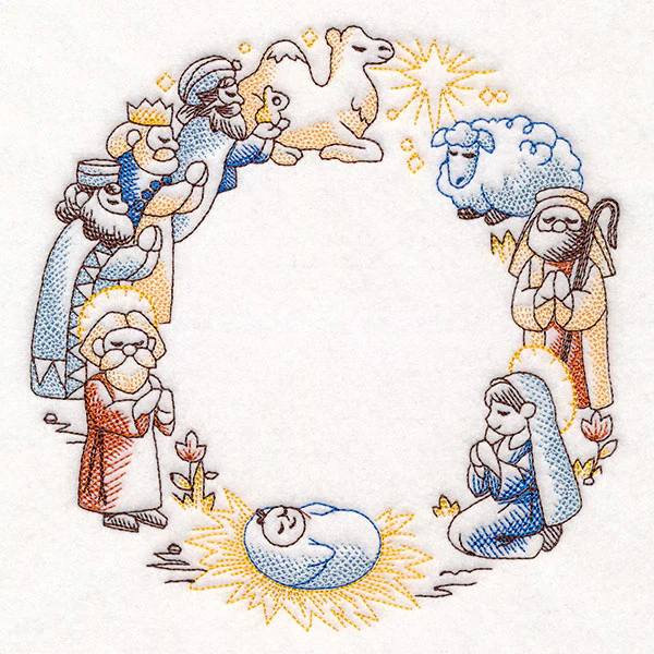 Nativity Wreath - Image 3