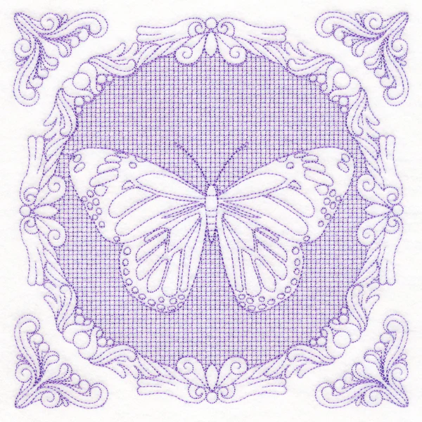 Nature's Cameo - Monarch Butterfly (Trapunto) - Image 2