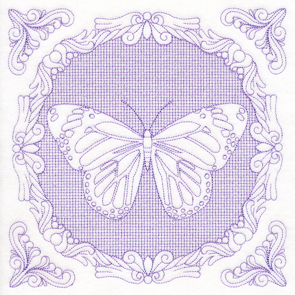 Nature's Cameo - Monarch Butterfly (Trapunto) - Image 6